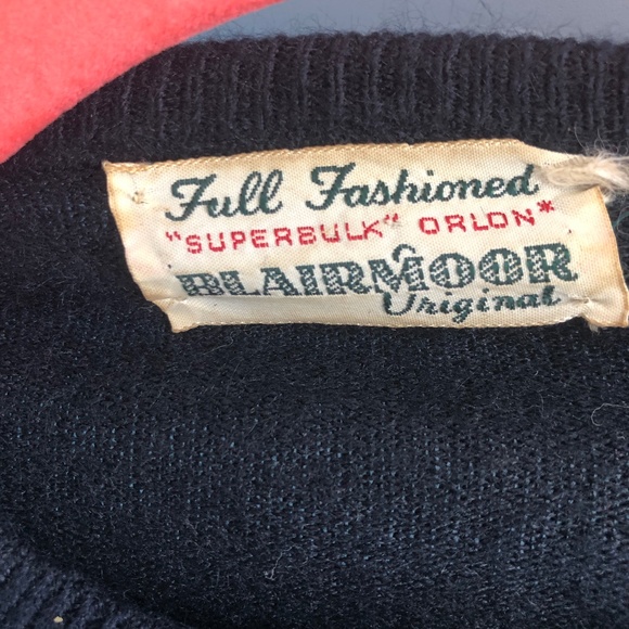 Vintage Cashmere like Orlon with Sequin Sweater-small - Picture 5 of 6